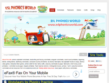 Tablet Screenshot of eslphonicsworld.com